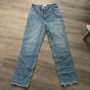 Abercrombie 90s straight ultra high rise